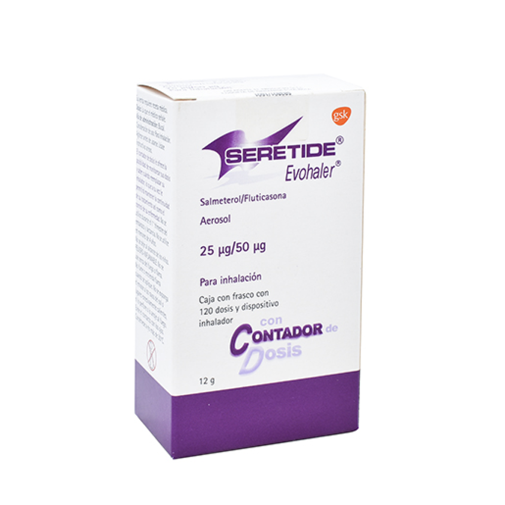 SERETIDE EVOHALER CD 50/25 mcg 120 Dosis