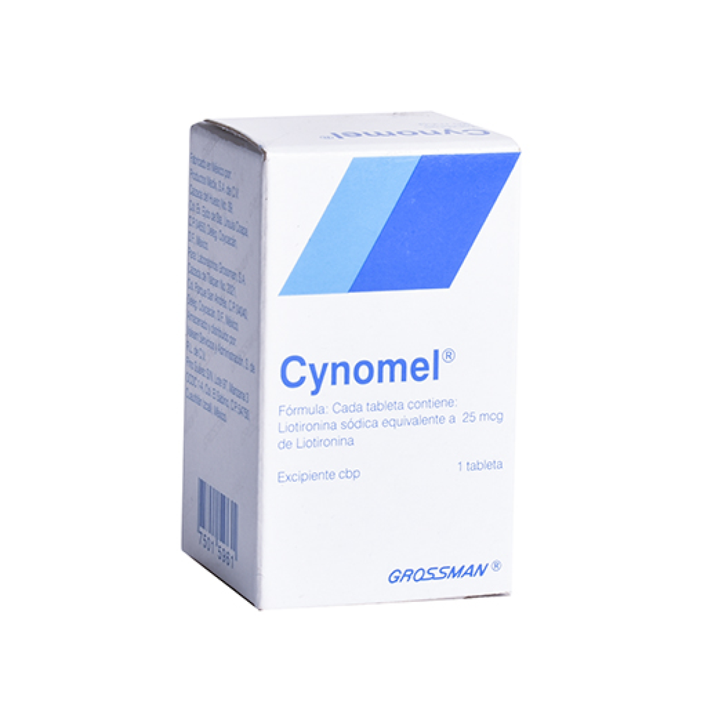 CYNOMEL 25 mcg 100 Tableta(s)