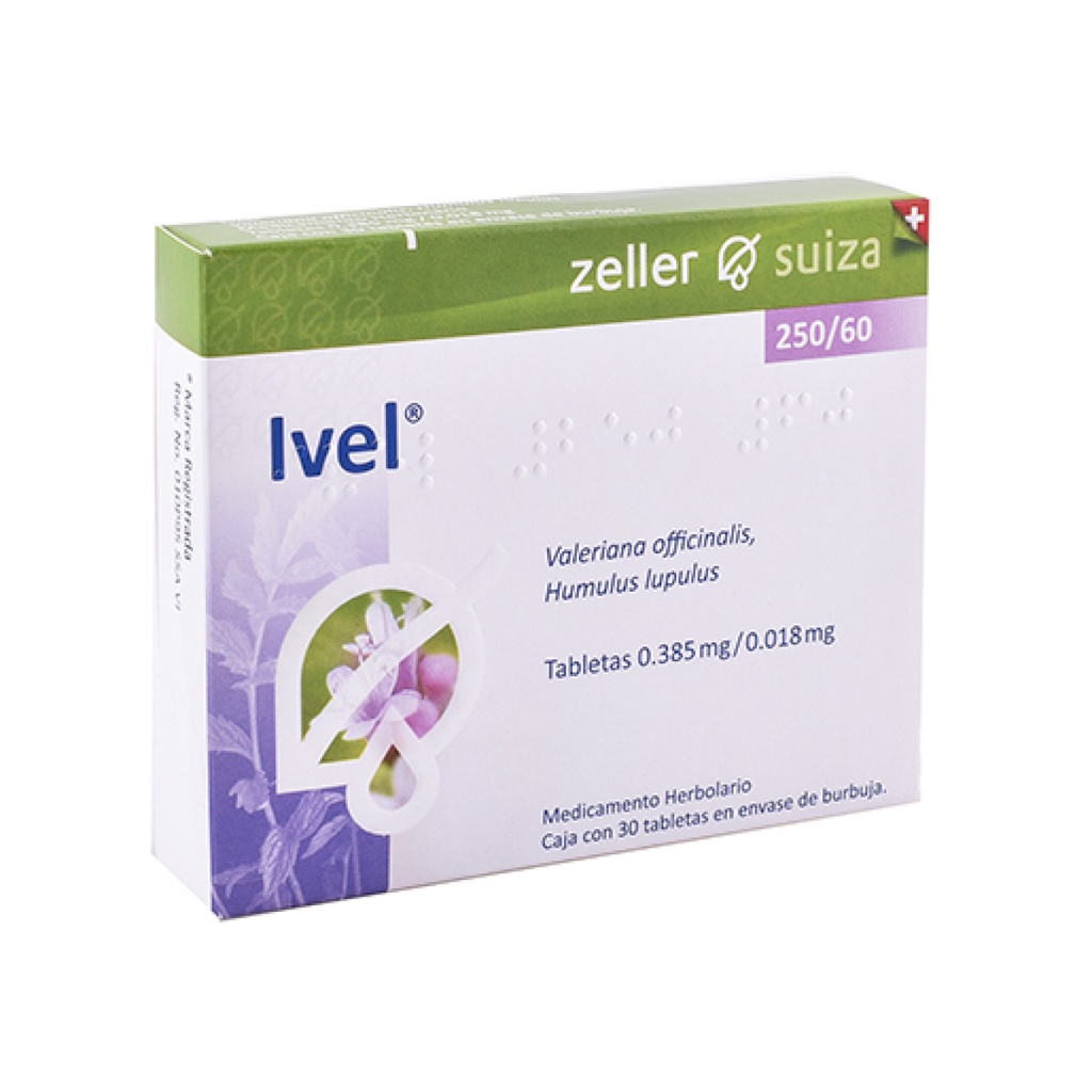 IVEL 250 mg 30 Grageas