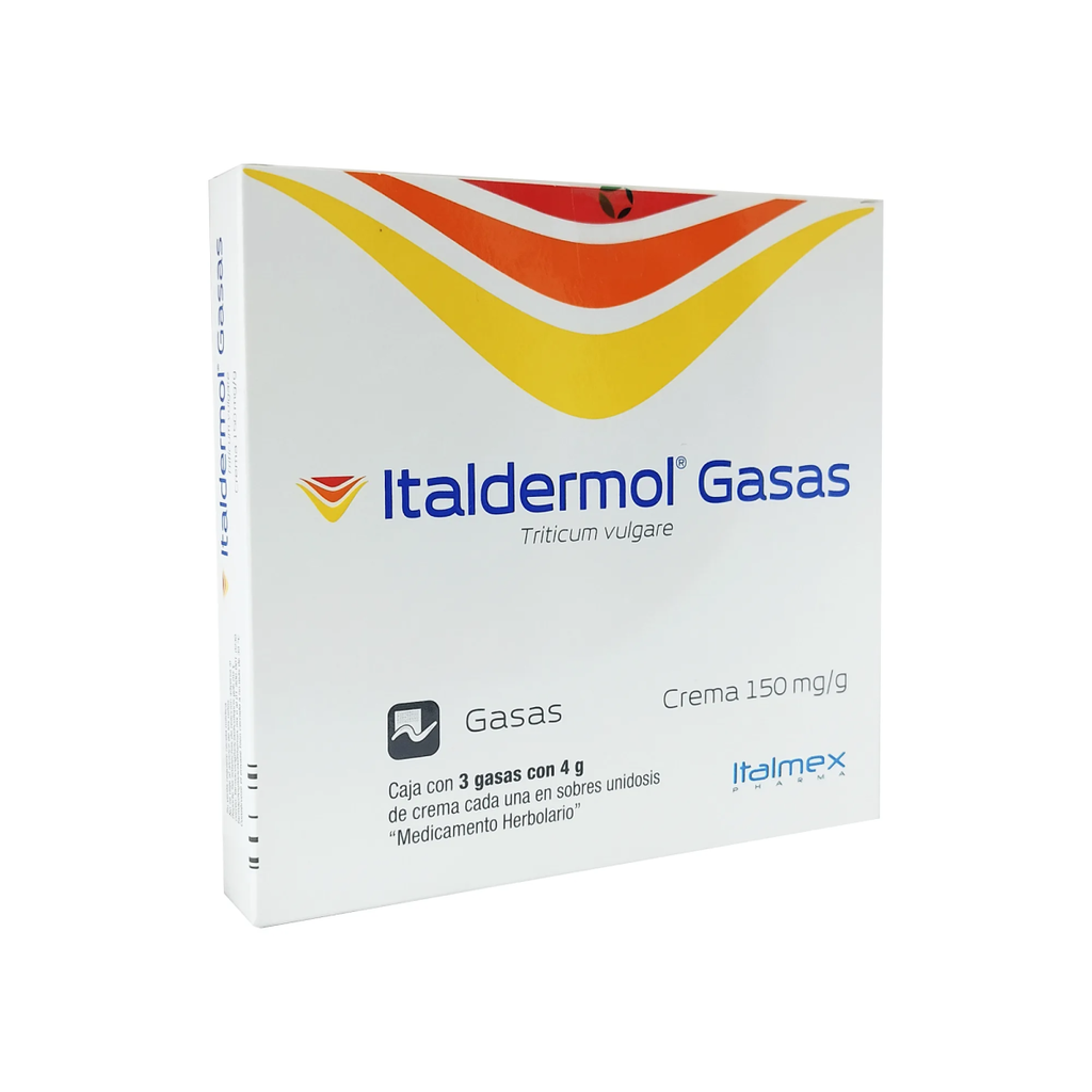 ITALDERMOL 150 mg/1 g 3 Gasas