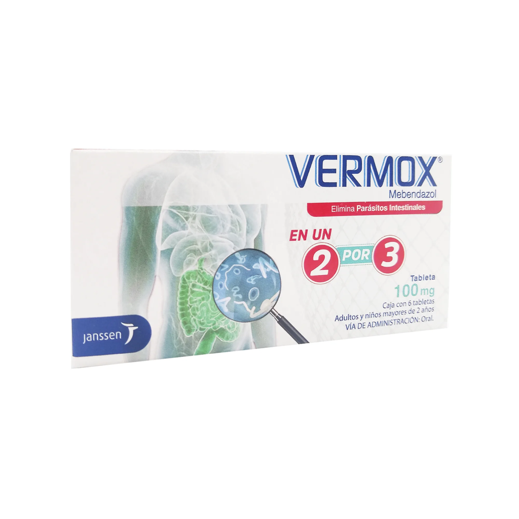 VERMOX 100 mg 6 Tableta(s)