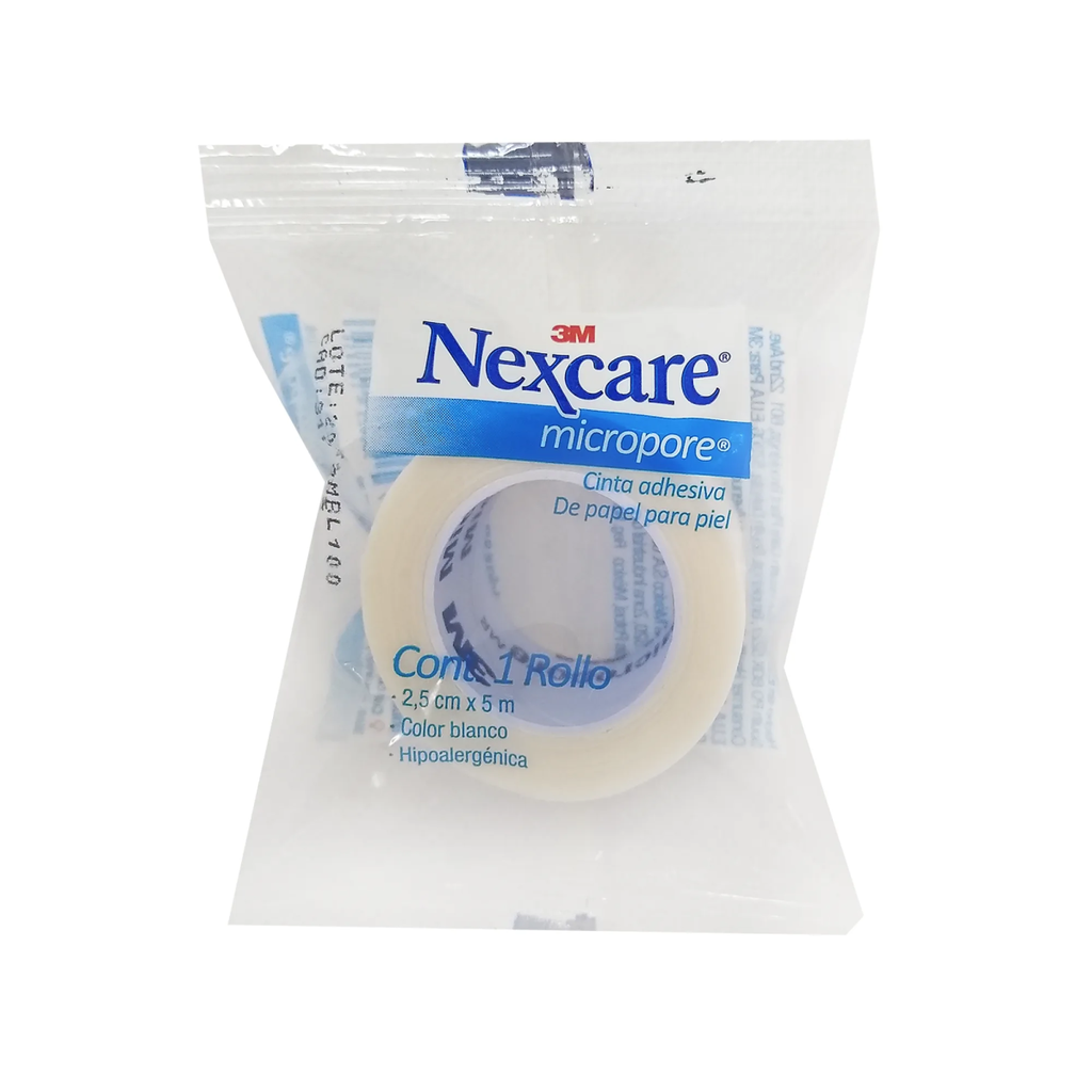 NEXCARE MICROPORE BLANCO 2.5cm X 5m 1 Pieza