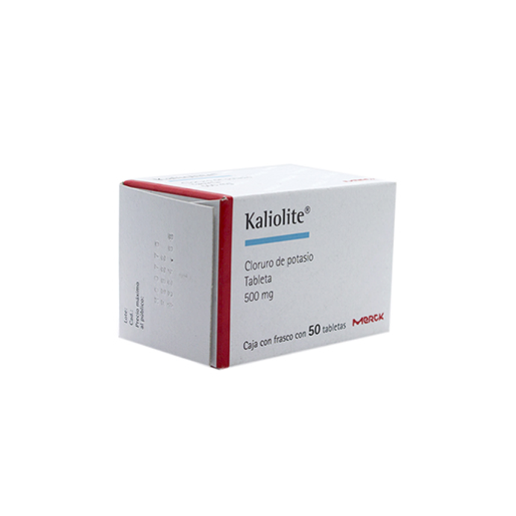 KALIOLITE 500 mg 50 Grageas