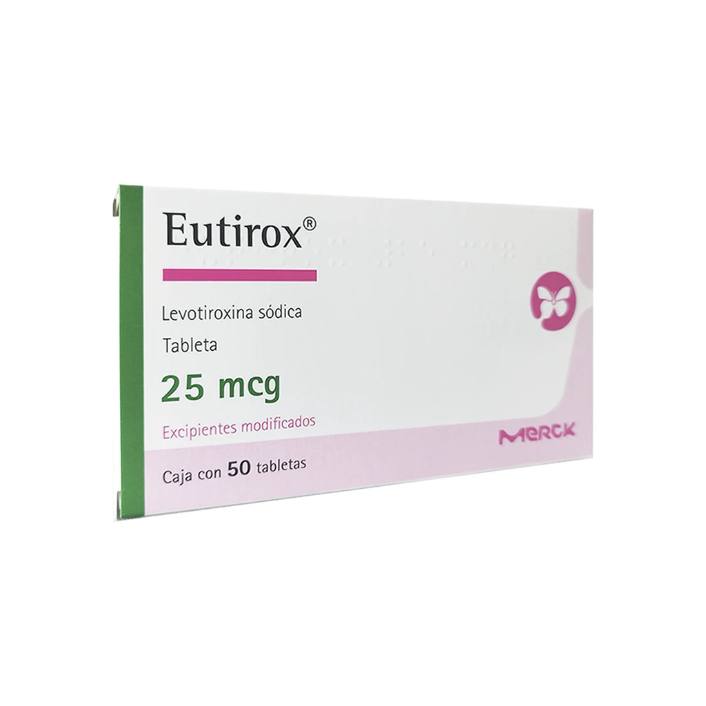 EUTIROX 25 mcg 50 Tableta(s)