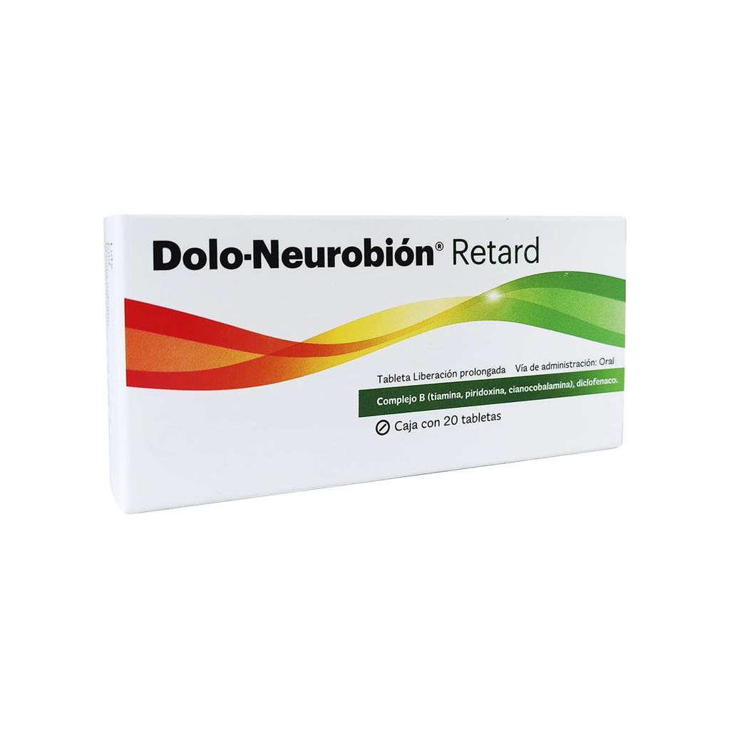 DOLO-NEUROBION RETARD 100/100/100/1 mg 20 Tabletas