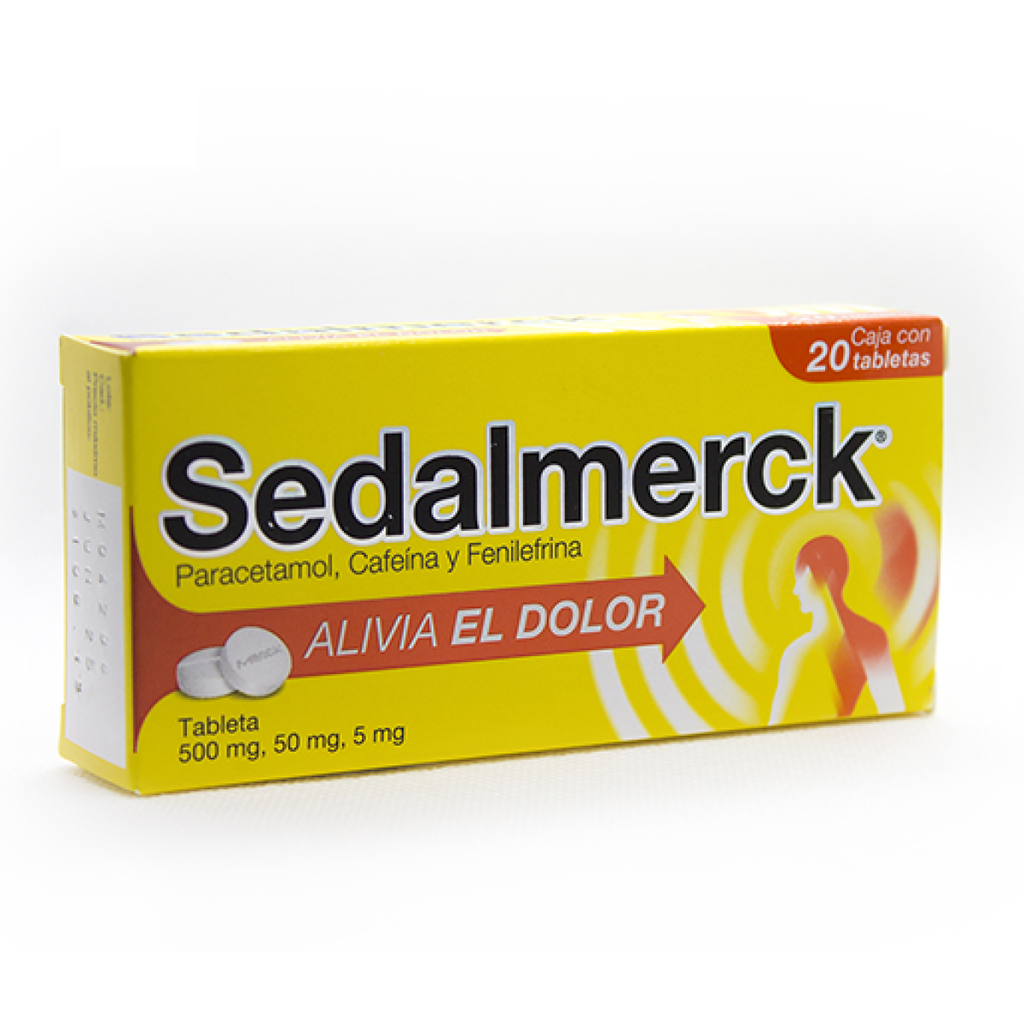 SEDALMERCK 500/50/5 mg 20 Tableta(s)