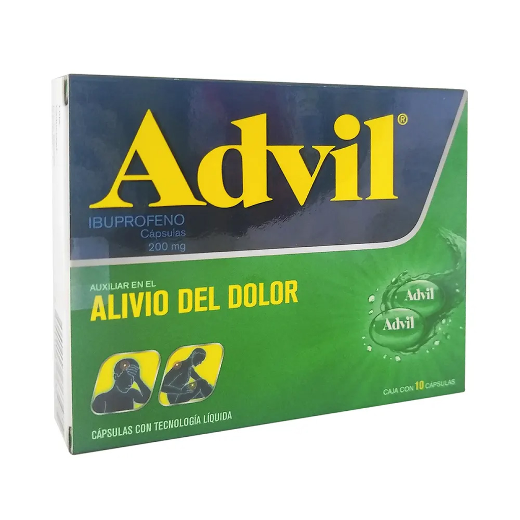 ADVIL FAST-GEL 200 mg 10 Cápsula(s)