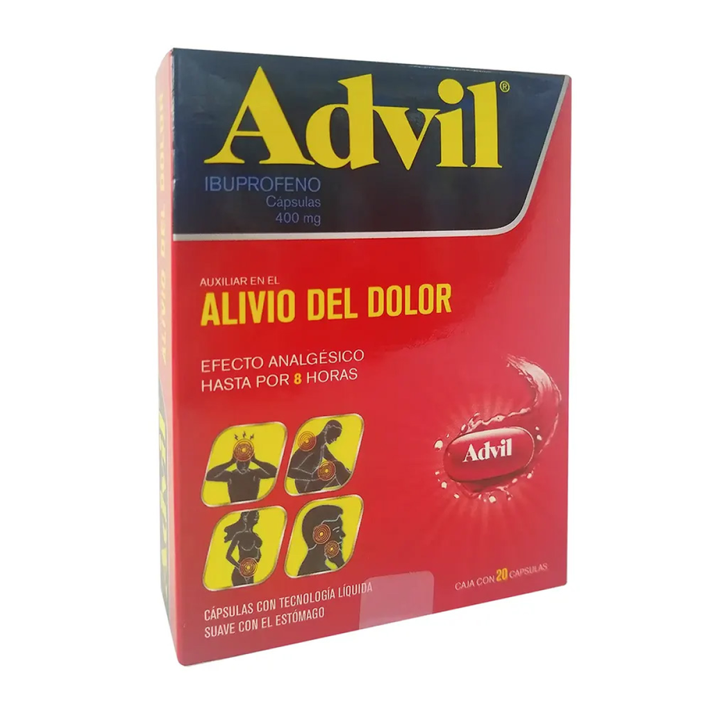 ADVIL MAX 400 mg 20 Cápsula(s)