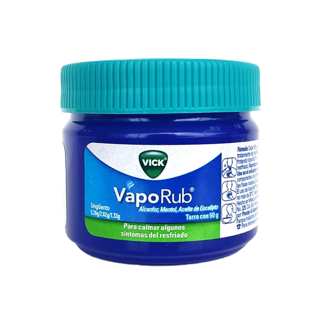 VICK VAPORUB 5.26/2.82/1.33 g 50 Gramos