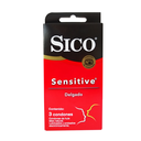 PRESERVATIVOS SICO SENS FEEL CAR/3 - 3 Condones