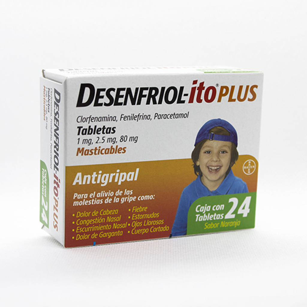 DESENFRIOL-ITO PLUS 1/2.5/80 mg 24 Tableta(s)