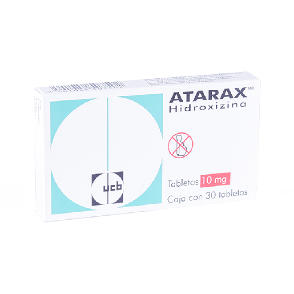 ATARAX 10 mg 30 Grageas
