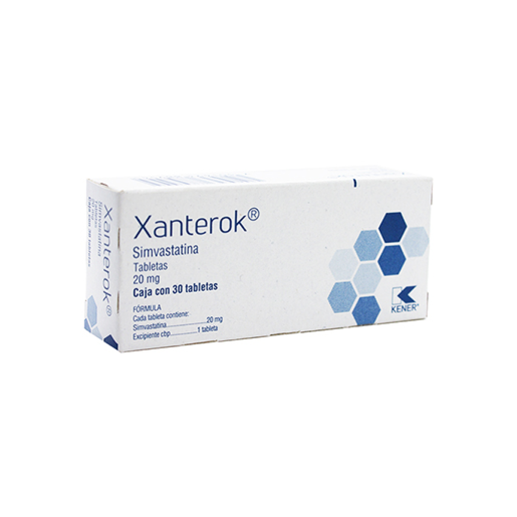 XANTEROK 20 mg 30 Tableta(s)