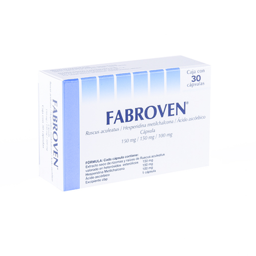 FABROVEN 100/150/150 mg 30 Cápsula(s)