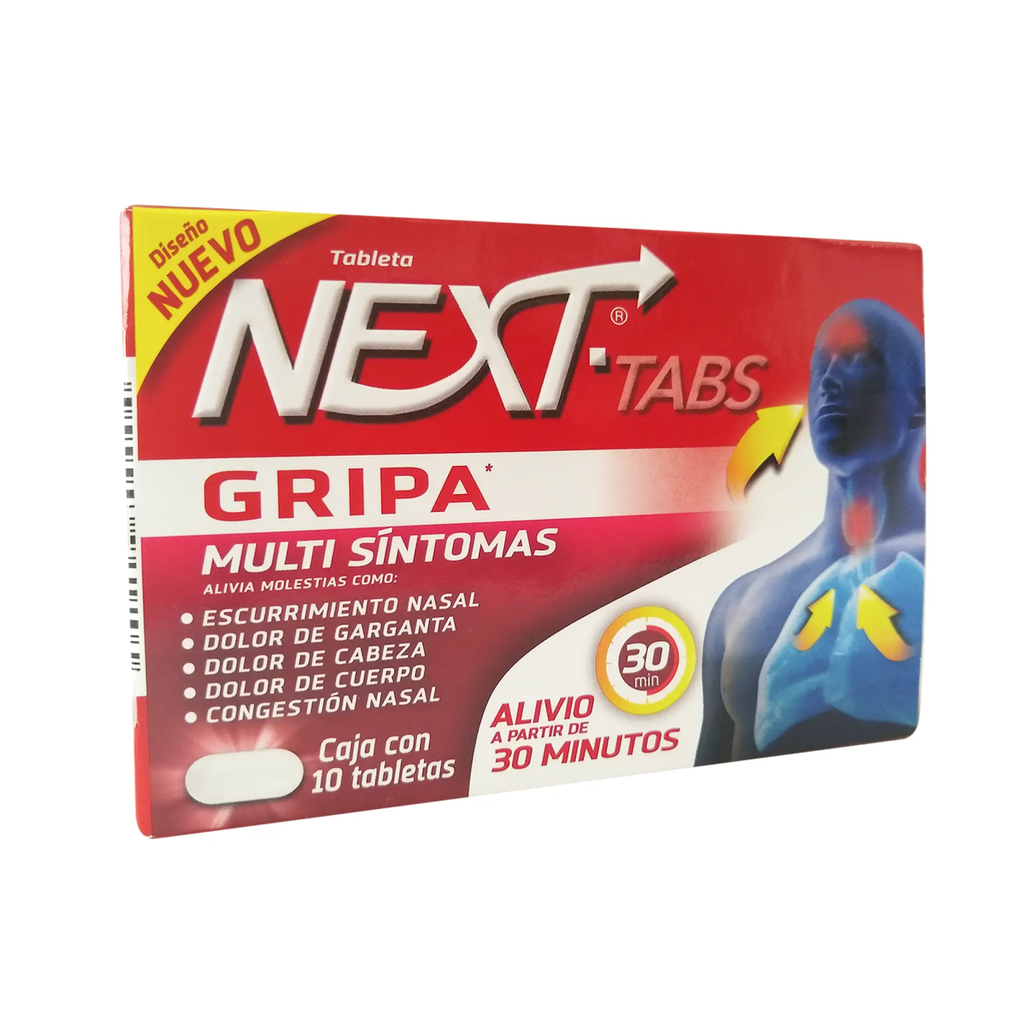 NEXT-TABS 500/25/5/4 mg 10 Tableta(s)
