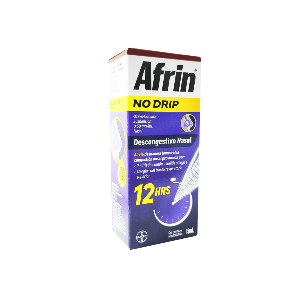 AFRIN NO DRIP EXTRA HUMECTANTE 50 mg 15 Mililitro