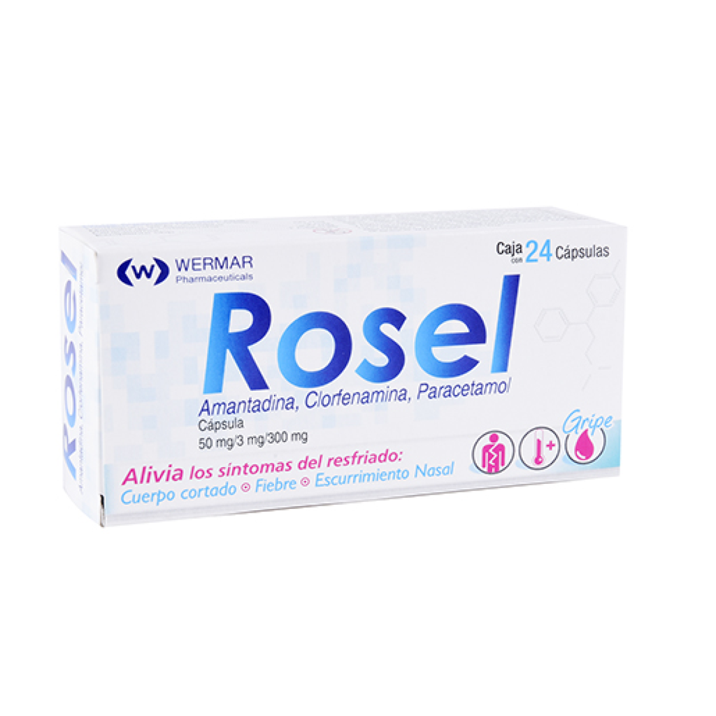 ROSEL 50/3/300 mg 24 Cápsula(s)
