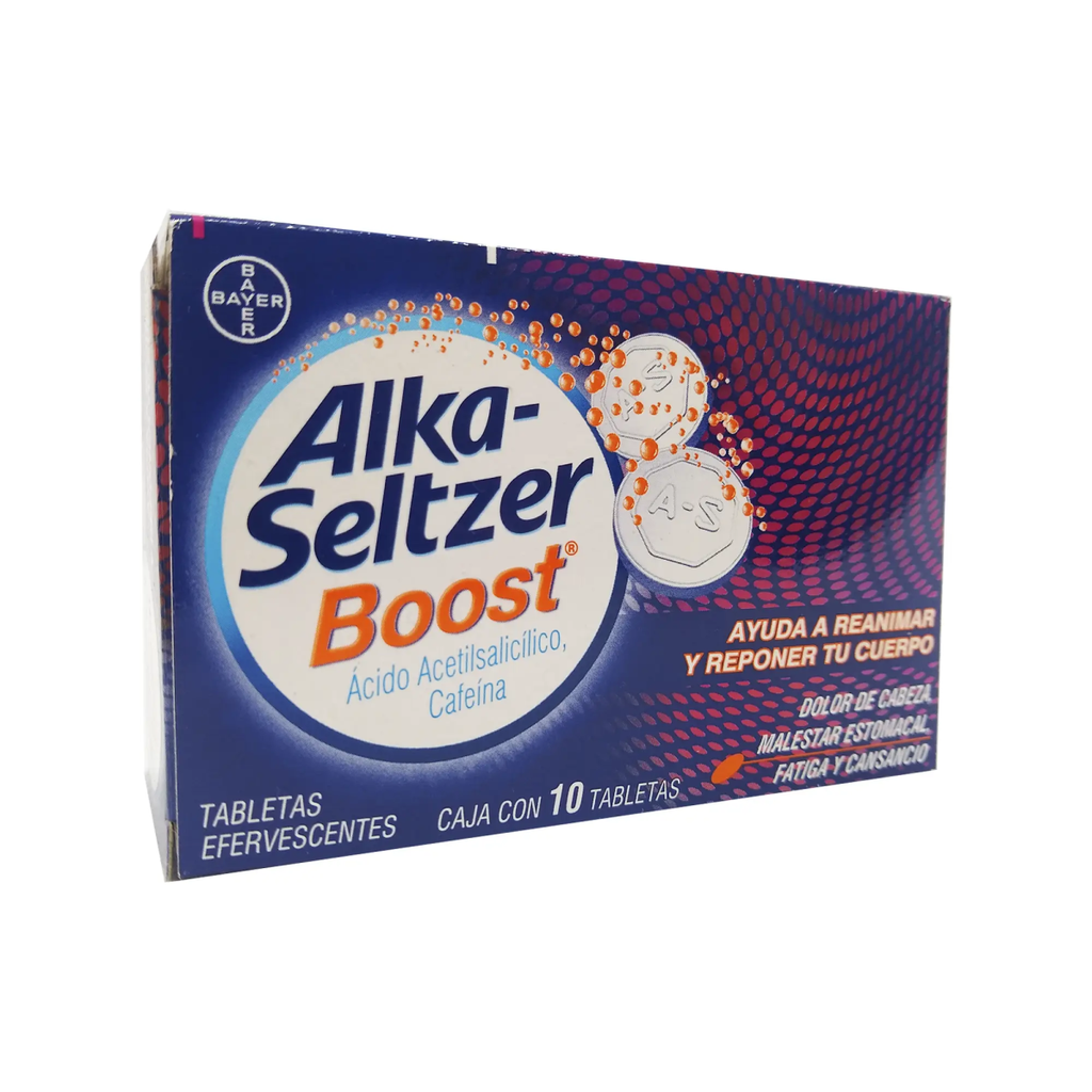 ALKA SELTZER BOOST 1.25/0.001/0.5/0.065 G 10 Tableta(s)