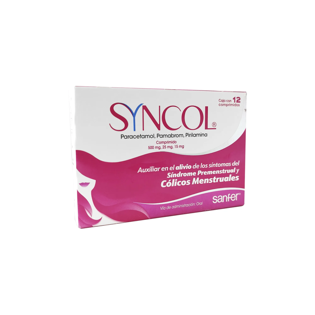 SYNCOL 500/25/15 mg 12 Comprimido(s)