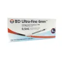 JERINGA DESCHABLE PARA INSULINA BD ULTRA FINE 0.5mL 31g X 6mm 10pz