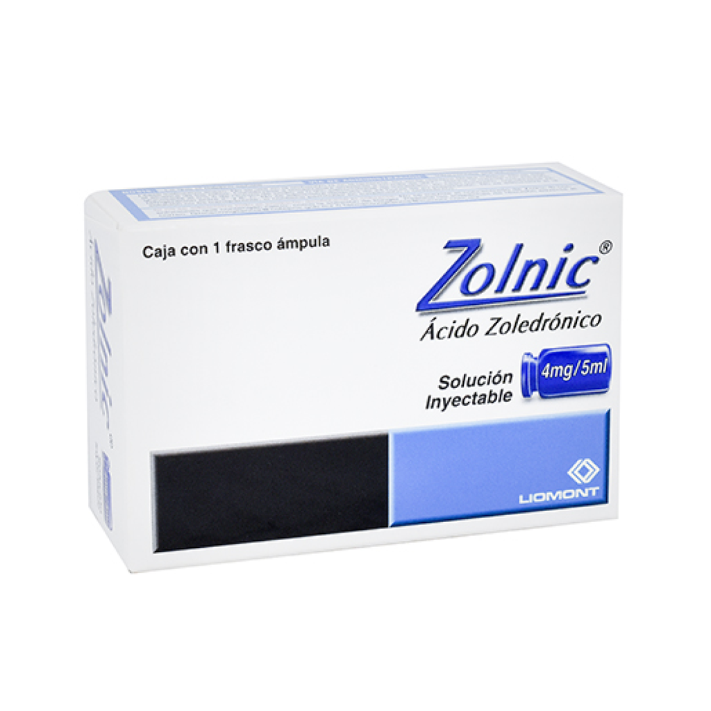 ZOLNIC 4 mg/5 ml 1 Frasco Ámpula