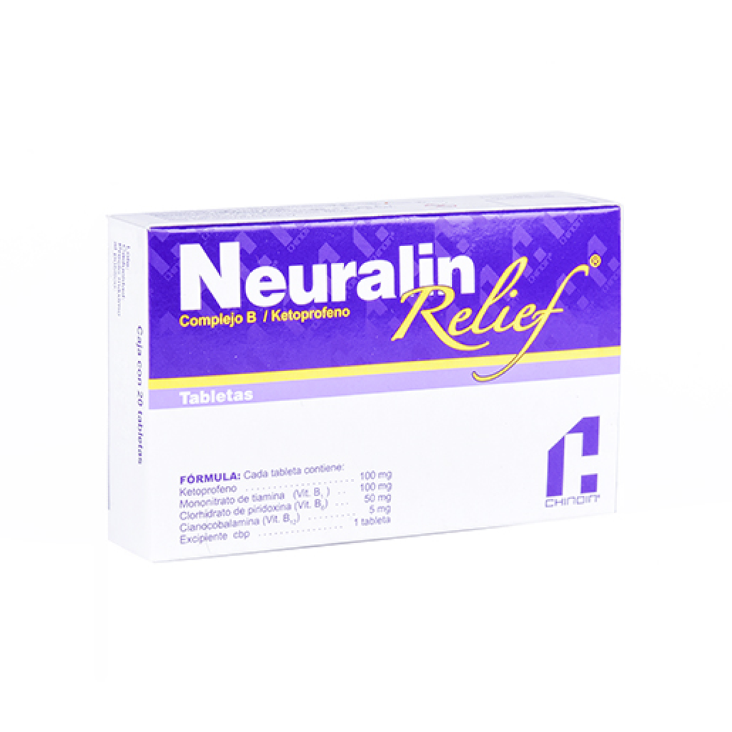 NEURALIN RELIEF 100/100/50 mg 20 Tableta(s)