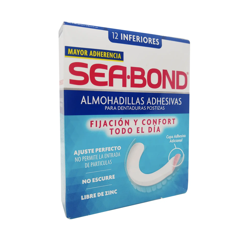 ALMOHADILLAS ADHESIVAS SEA-BOND INFERIOR - 12 Piezas