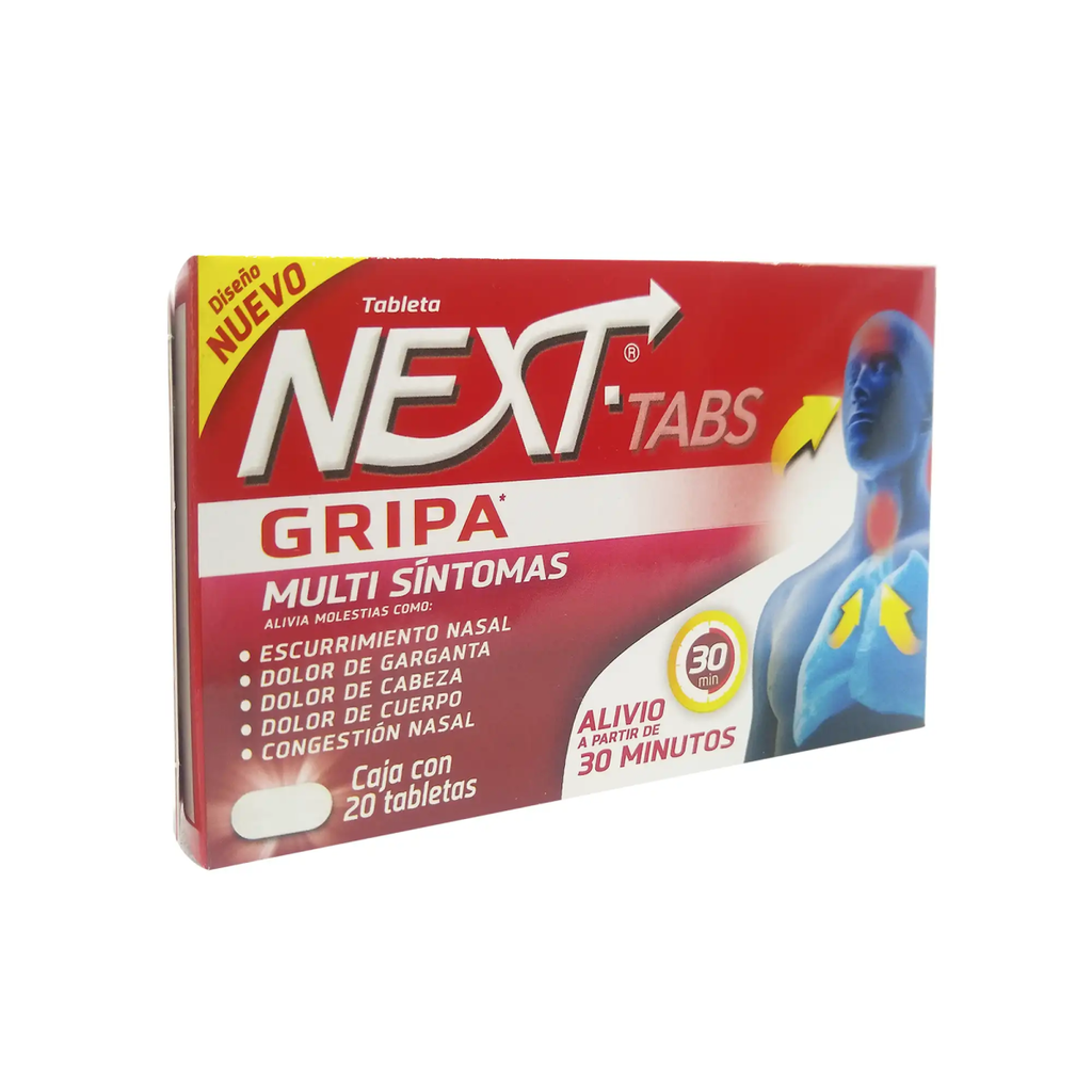 NEXT-TABS 500/25/5/4 mg 20 Tableta(s)