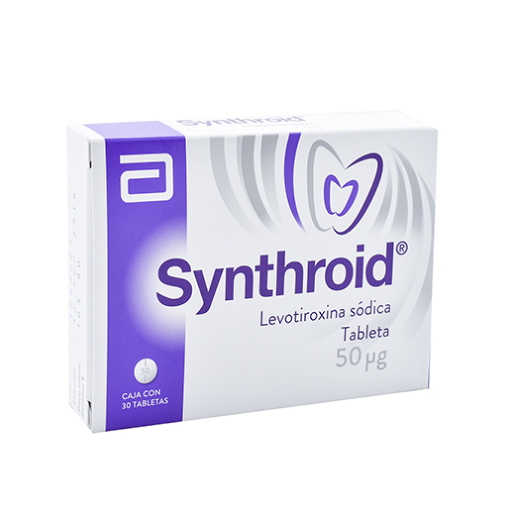 SYNTHROID 50 mcg 30 Tableta(s)
