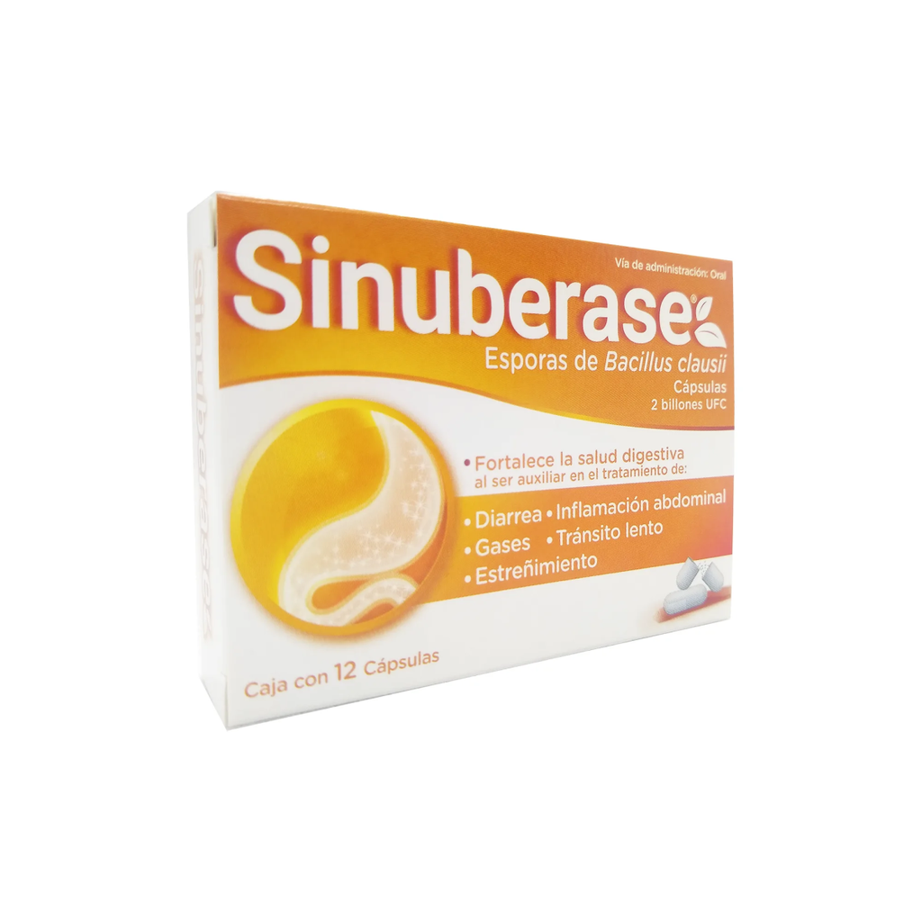 SINUBERASE 2 Billones UFc 12 Cápsula(s)