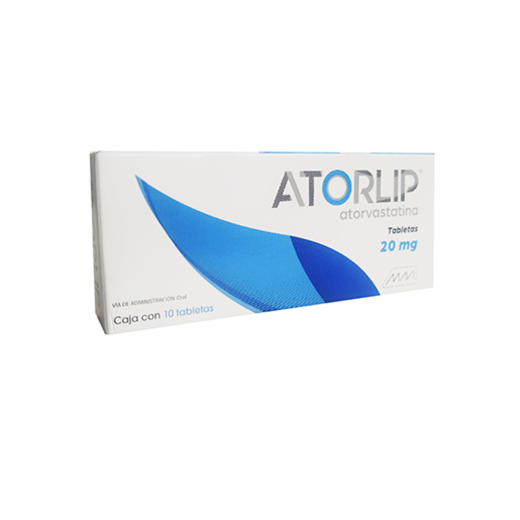 ATORLIP 20 mg 10 Tableta(s)