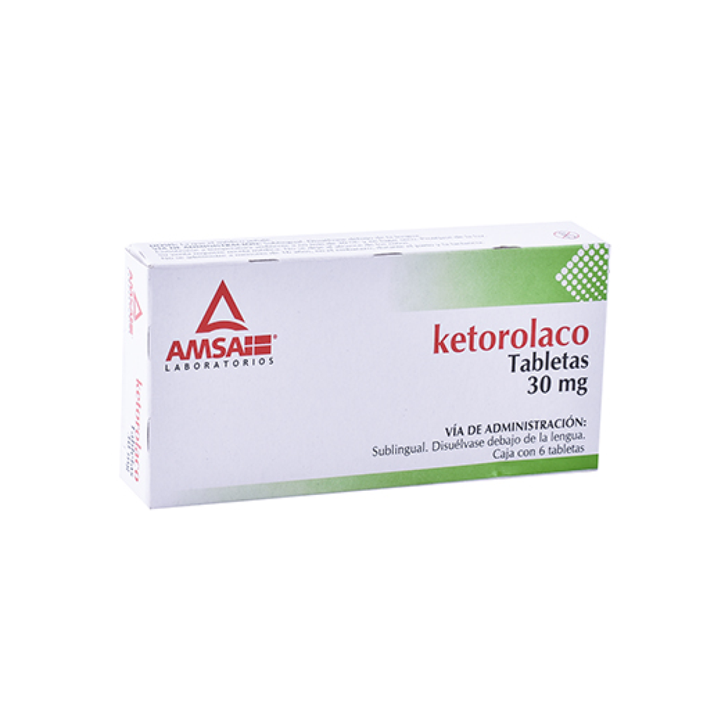 KETOROLACO 30 mg 6 Tableta(s)