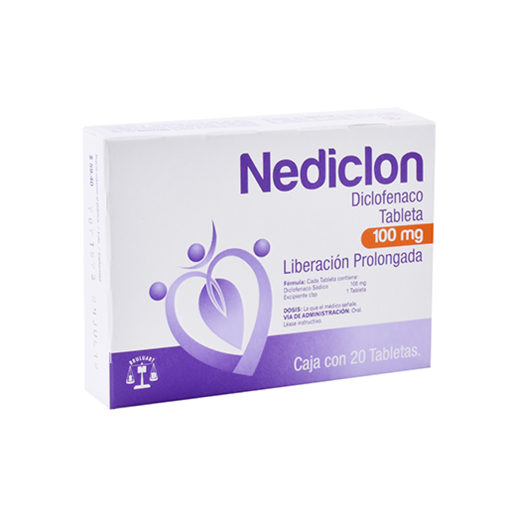 NEDICLON 100 mg 20 Tableta(s)