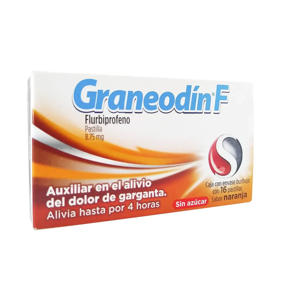 GRANEODIN F NARANJA 8.75 mg 16 Pastillas