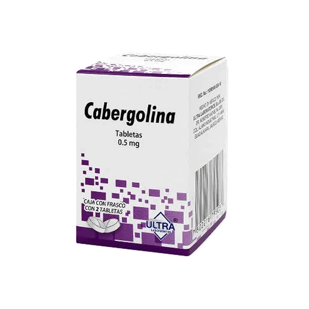 CABERGOLINA 0.5 mg 2 Tableta(s)