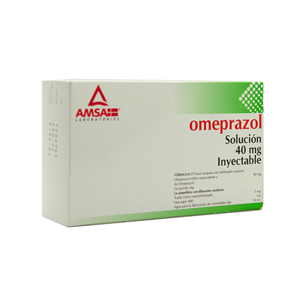 OMEPRAZOL 40 mg 1 Ampolleta