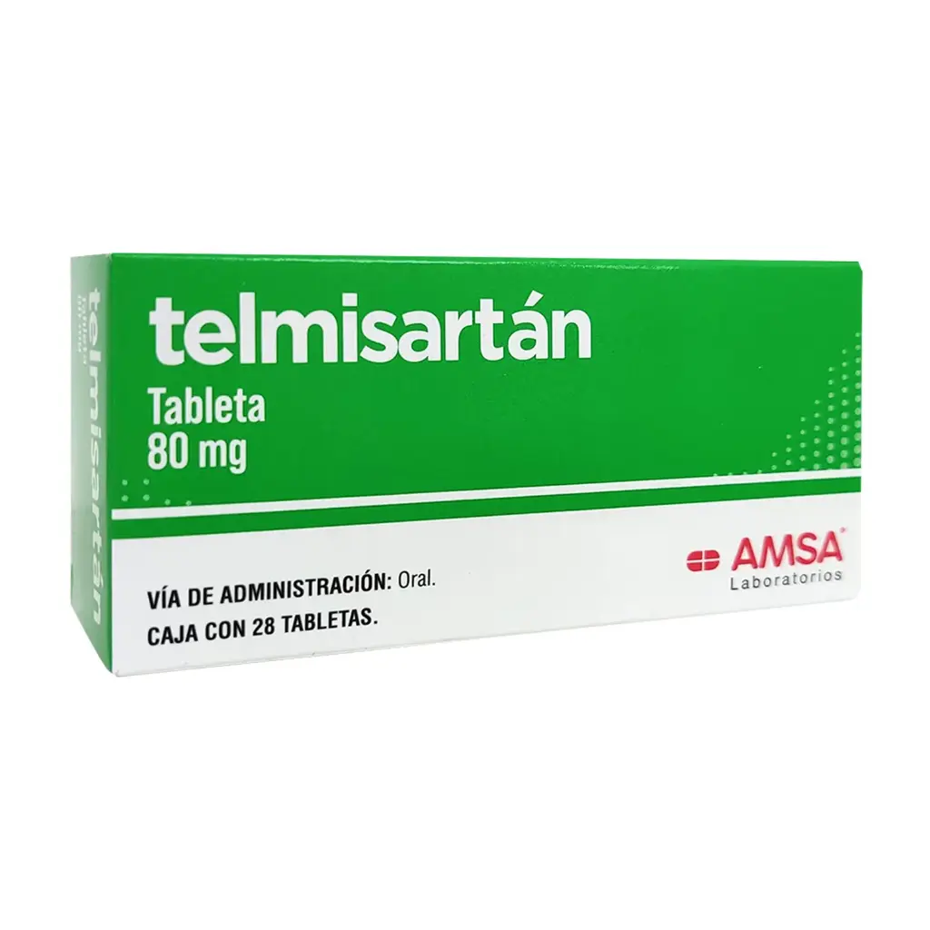 TELMISARTAN 80 mg 28 Tableta(s)
