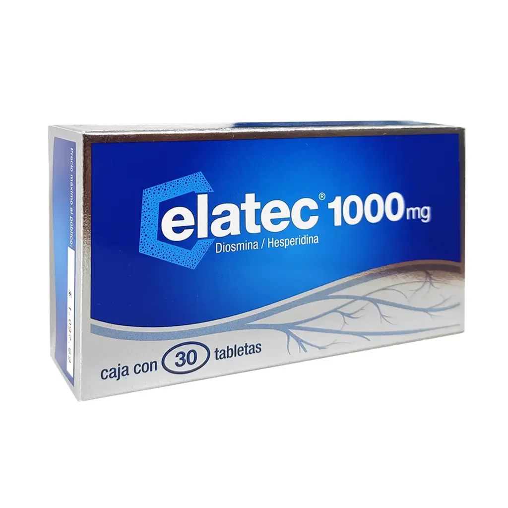 ELATEC 1000 mg 30 Tabletas