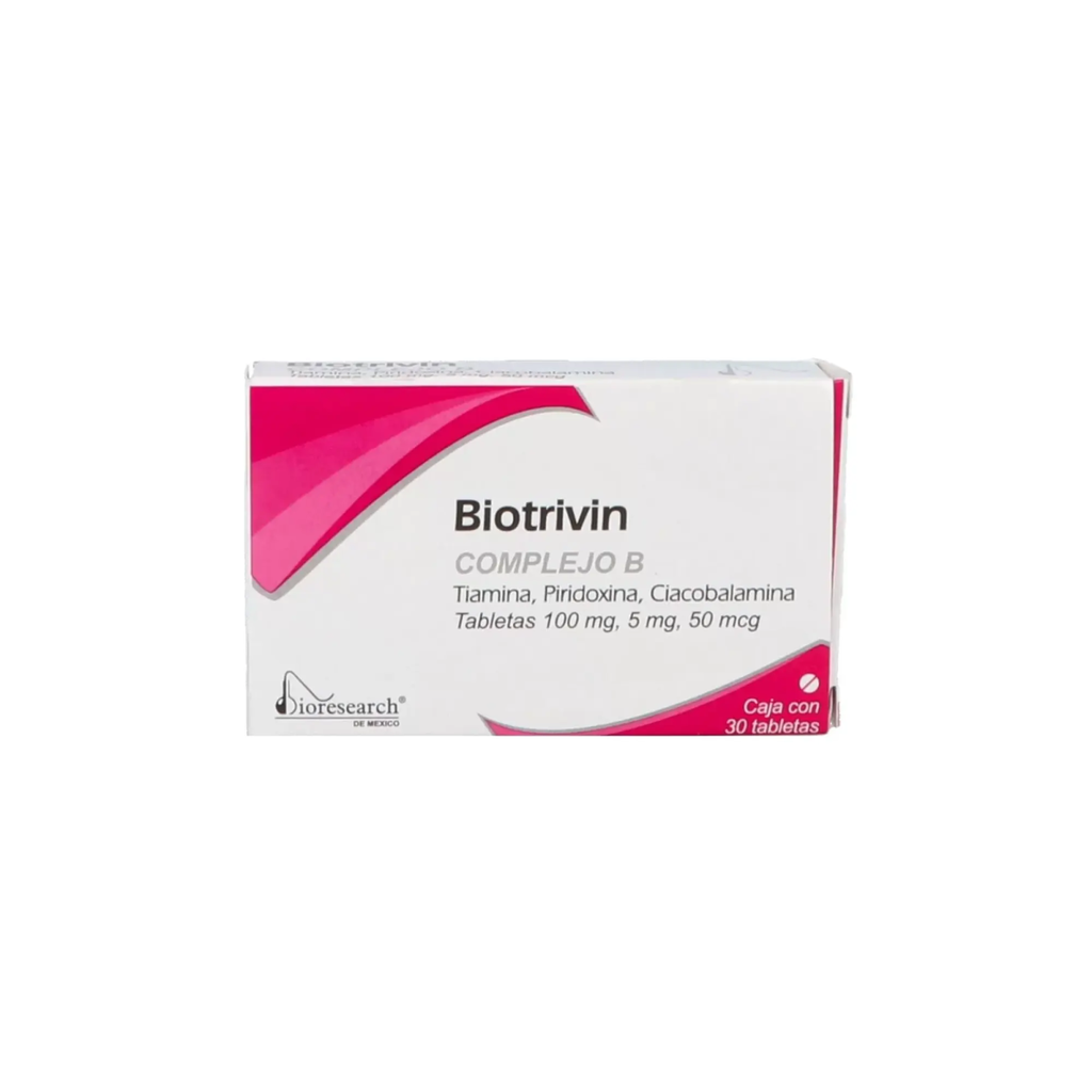 BIOTRIVIN 100/5/0.05 mg 30 Tableta(s)