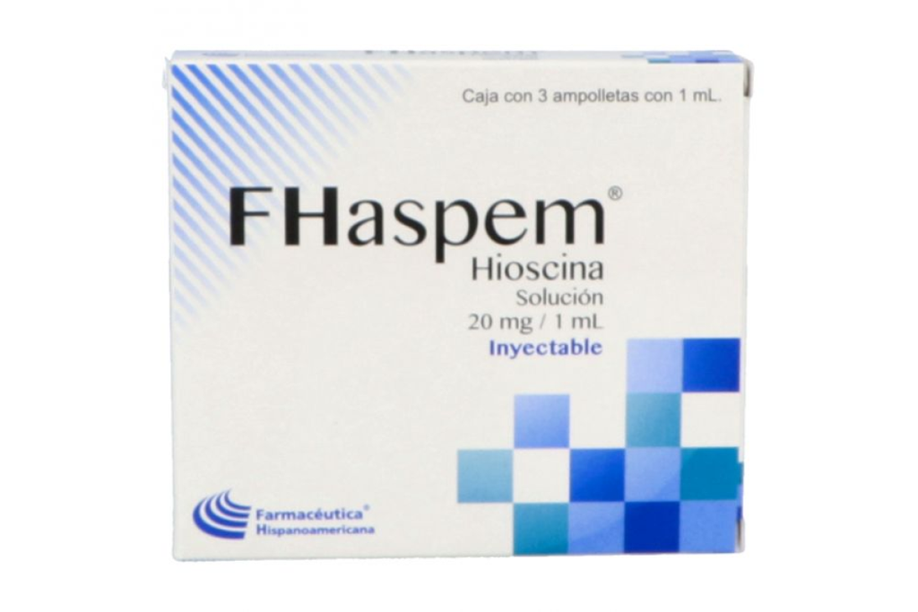 FHASPEM 20 mg /ml 3 Ampolletas