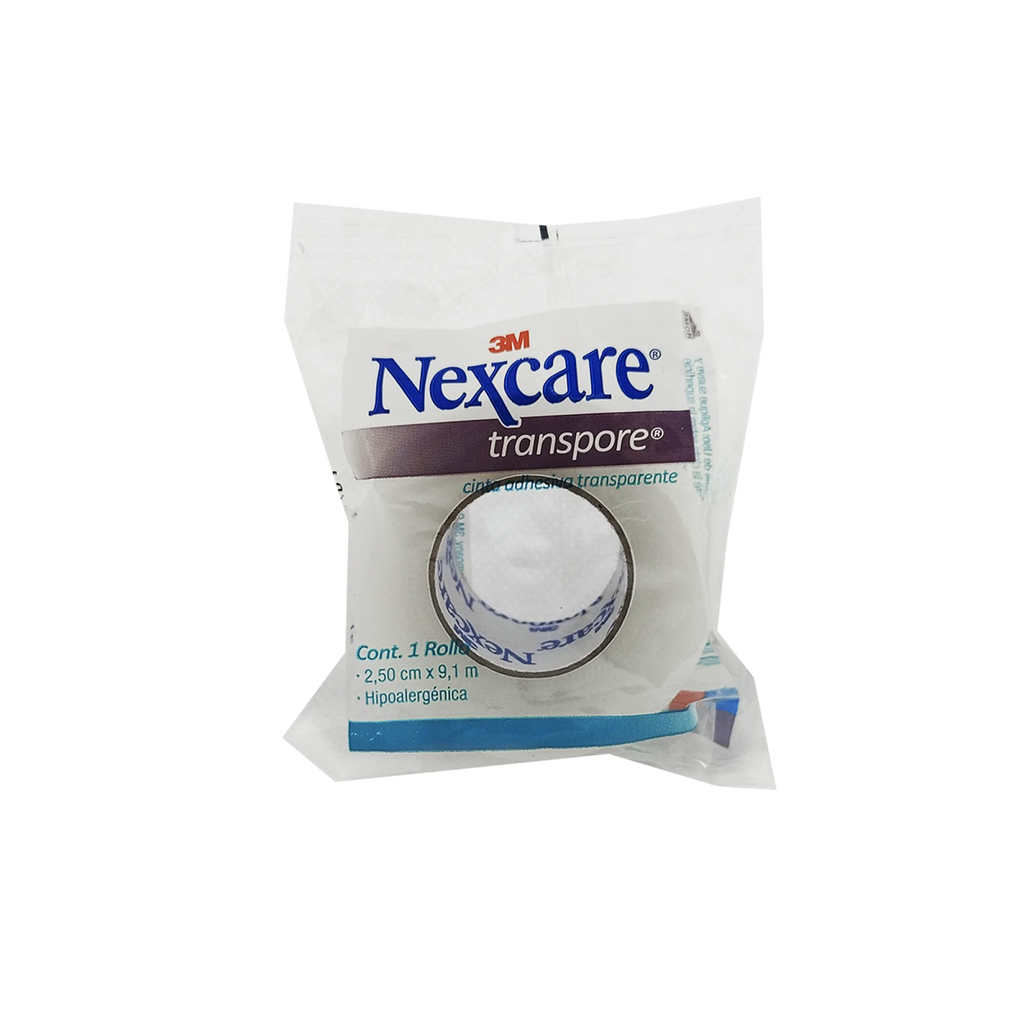 NEXCARE TRANSPARENTE 2.5cm X 9.1m 1 Pieza