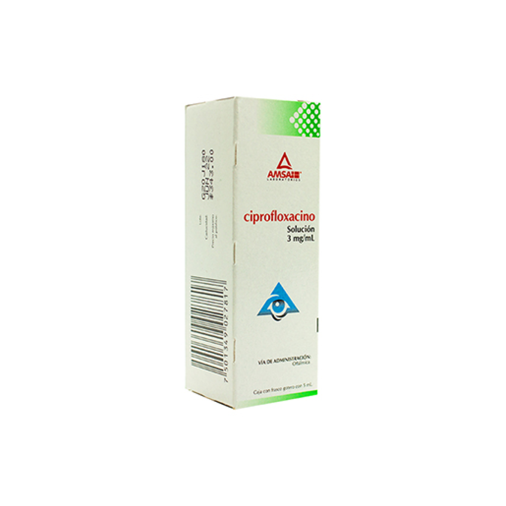 CIPROFLOXACINO 3 mg/ ml 5 Mililitro