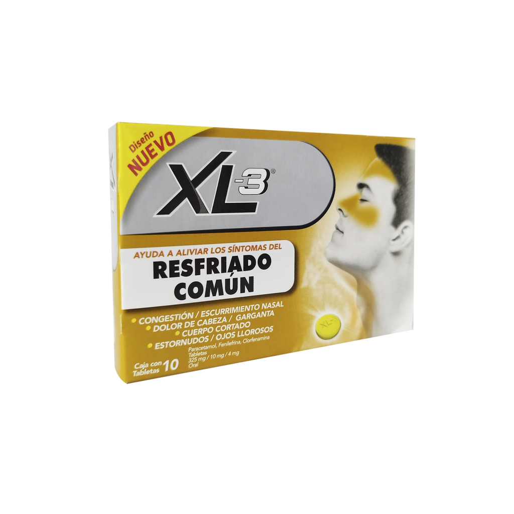 XL-3 4/10/325 mg 10 Tableta(s)