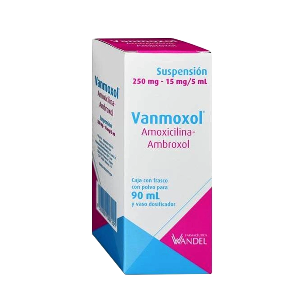 VANMOXOL 250 mg - 15 mg/5 ml 90 Suspensión