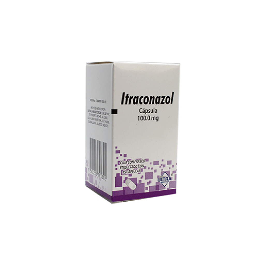 ITRACONAZOL 100 mg 15 Cápsula(s)