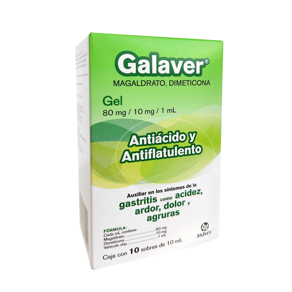 GALAVER 80/10 mg 10 Sobre(s)