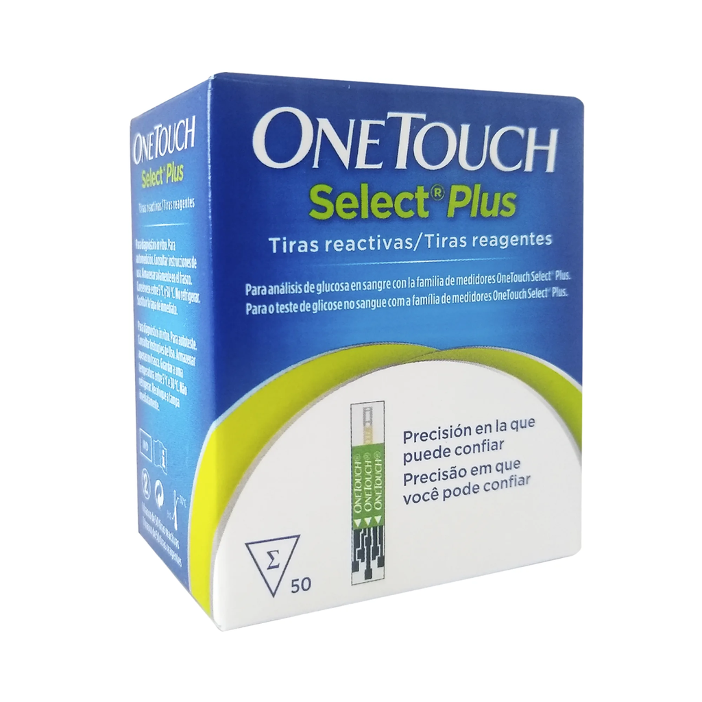 TIRAS REACTIV ONE TOUCH SELECT PLUS 50 Tiras