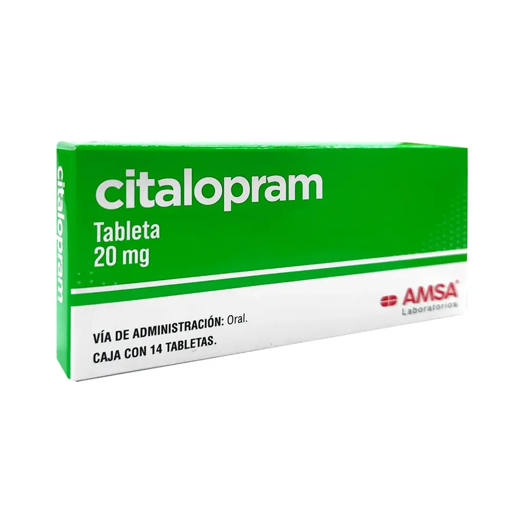 CITALOPRAM 20 mg 14 Tableta(s)