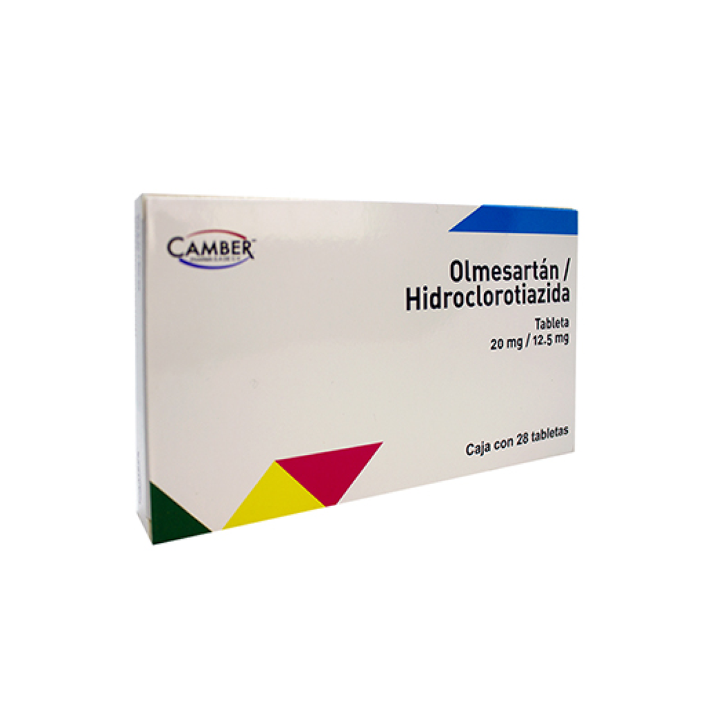 HIDROCLOROTIAZIDA - OLMESARTAN 20 / 12.5mg 28 Tableta(s)
