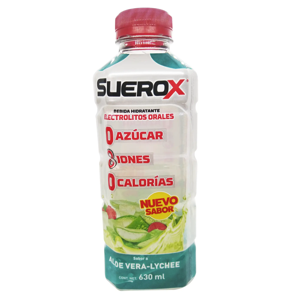 SUEROX ALOE VERA - LYCHEE - 630 Mililitros